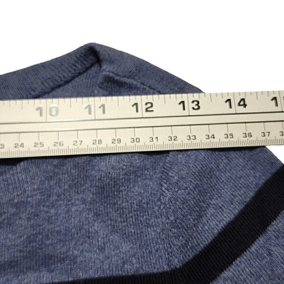 Tommy Hilfiger Womens Sweater Casual Striped 100% Cotton Blue Sz S - Picture 7 of 15